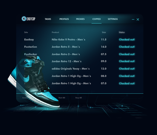 Easycop Desktop Sneaker Bot