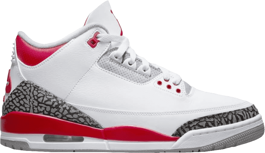 Fire Red Air Jordan 3 best selling sneakers 2022