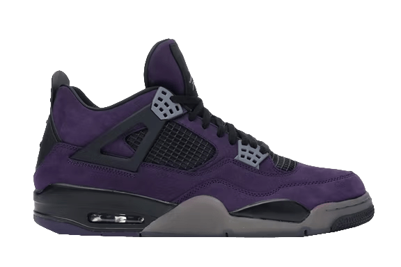 3rd Most Expensive Jordans-Jordan 4 Retro Travis Scott Purple (Friends and Family)